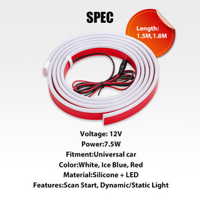 GlowRunner – Dynamic LED Hood Strip