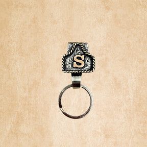 RodeoKey – Western Initial Key Clip