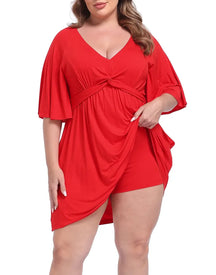 CurvaBelle – Plus Size Romper Dress