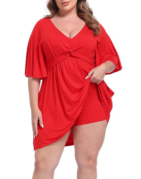 CurvaBelle – Plus Size Romper Dress