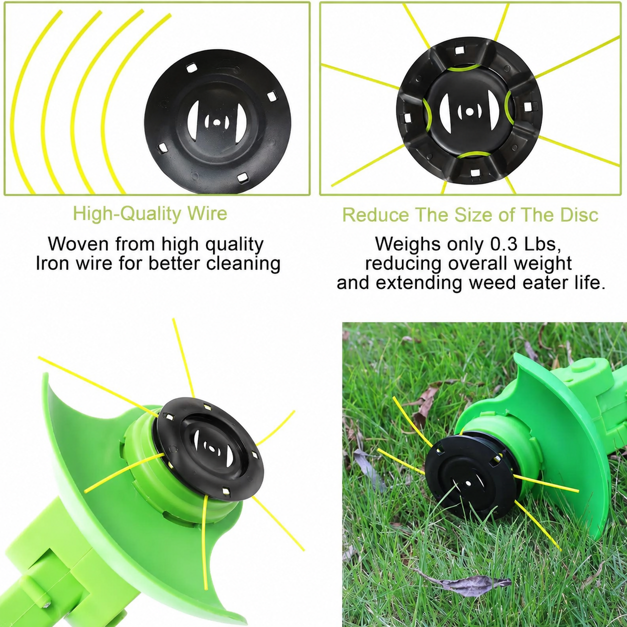 TrimForce - Heavy-Duty Steel Wire Trimmer Head