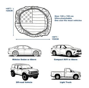 FreedomDrive – 250th Anniversary Car Hood Cover