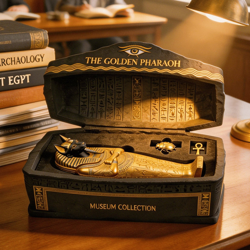 PharaohGuard – Golden Anubis Sarcophagus Collection