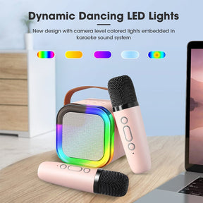 BeatVox – Mini Karaoke Speaker with Mics