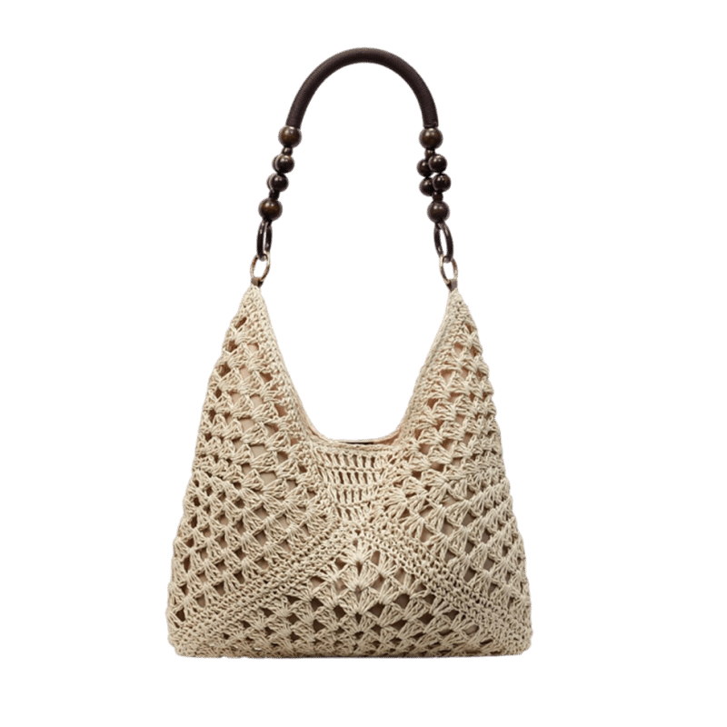 PalmAura - Straw Shoulder Bag