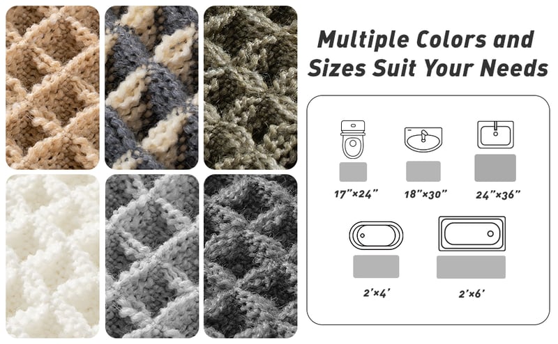 CozyStride – Upgraded Waffle Runner Rug