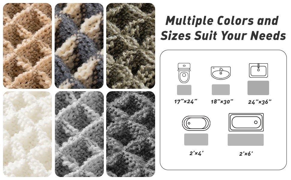 WaffleCloud – Ultra Absorbent Bath Mat