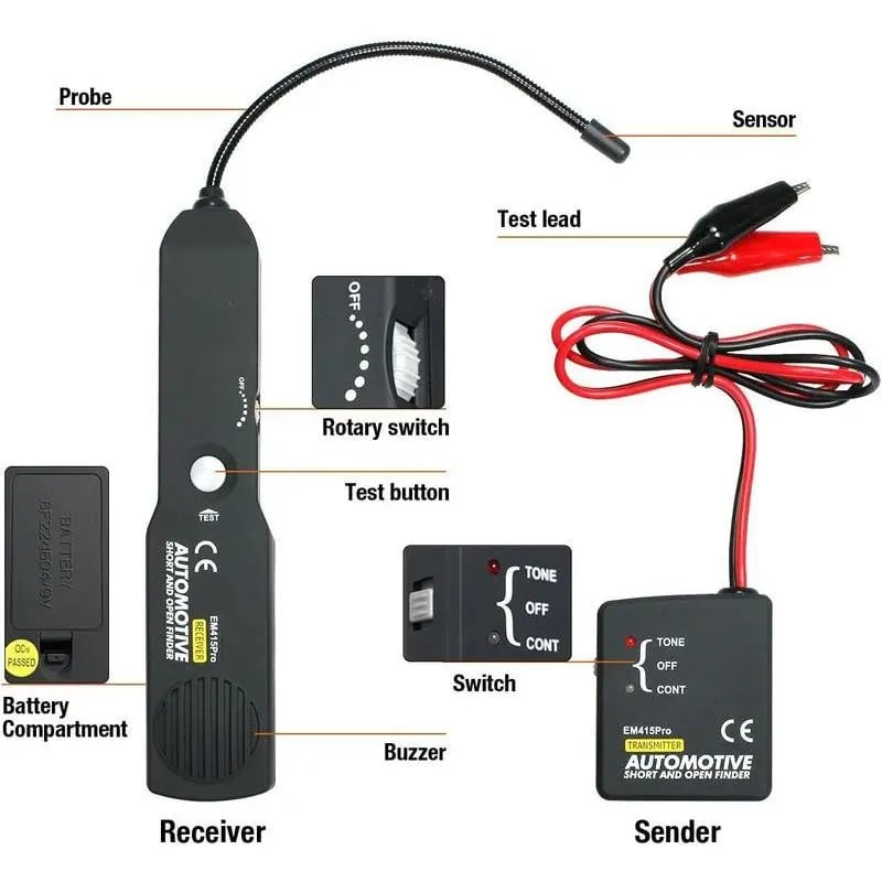 AutoSense – Professional Cable Tester & Tone Generator Tool