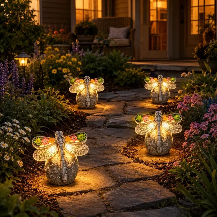 GlowWing – Solar Dragonfly Garden Light