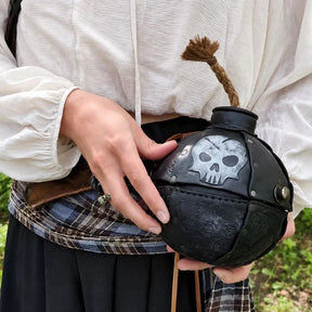 ShadowFuse – Gothic Bomb Shape Fashion Crossbody Bag