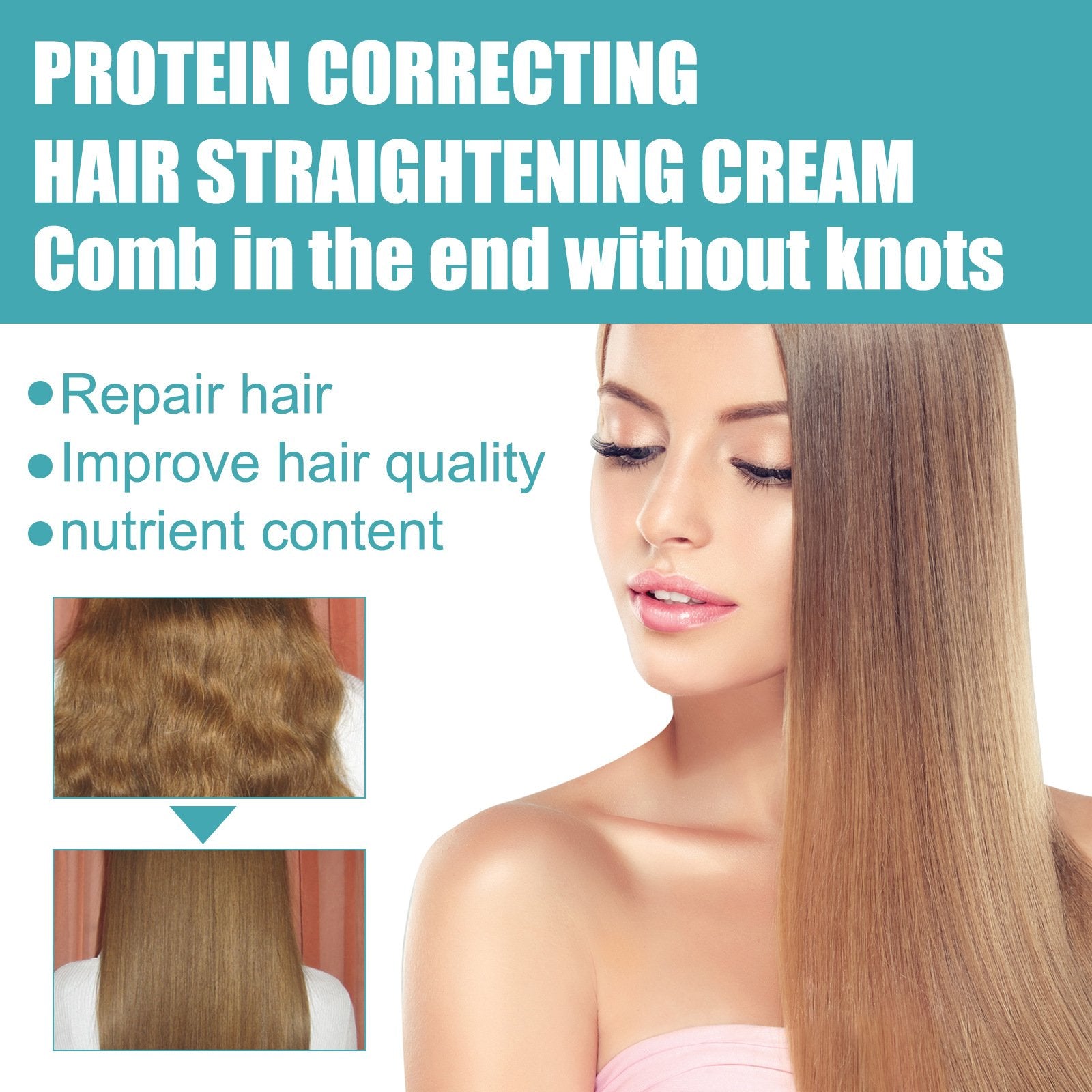 🔥 Hot Sale 50% OFF 🔥 - Silk & Gloss Hair Straightening Cream
