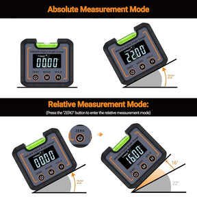 AnglePro – 0–360° Digital Angle Finder Level Tool