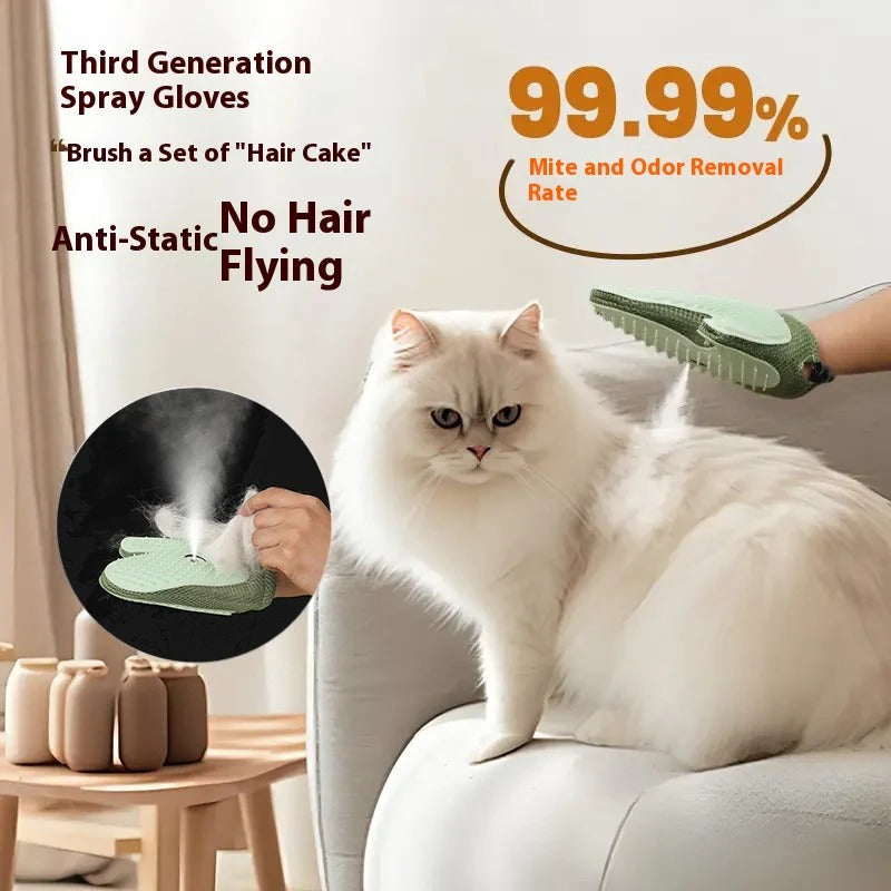 FurMist – 4-in-1 Steam Grooming Mist Glove