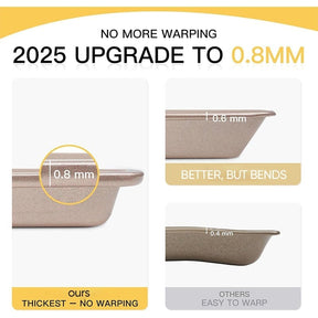 BakePro – Diamond Texture Oven Tray Set