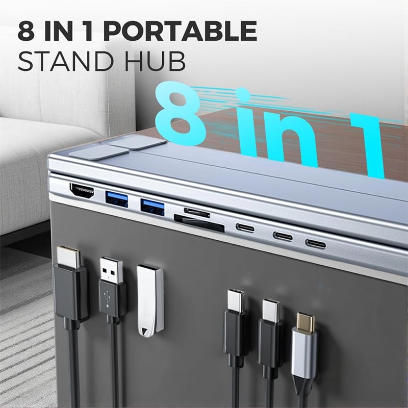 NexaDock – Smart 8-in-1 Workstation Hub