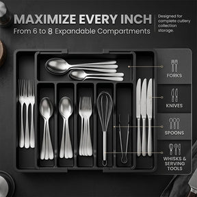 TidyChef – Expandable Kitchen Cutlery Organizer
