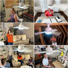 SmartBreez PRO | 2-in-1 Ceiling Fan & LED Light