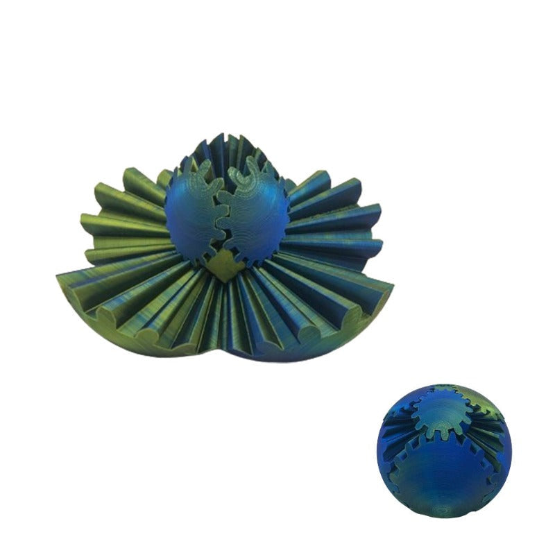KinetiSphere - Desk Fidget & Decorative Gear Ball