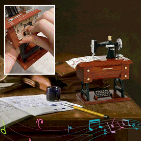 MemoirBox – Retro Sewing Machine Music Box