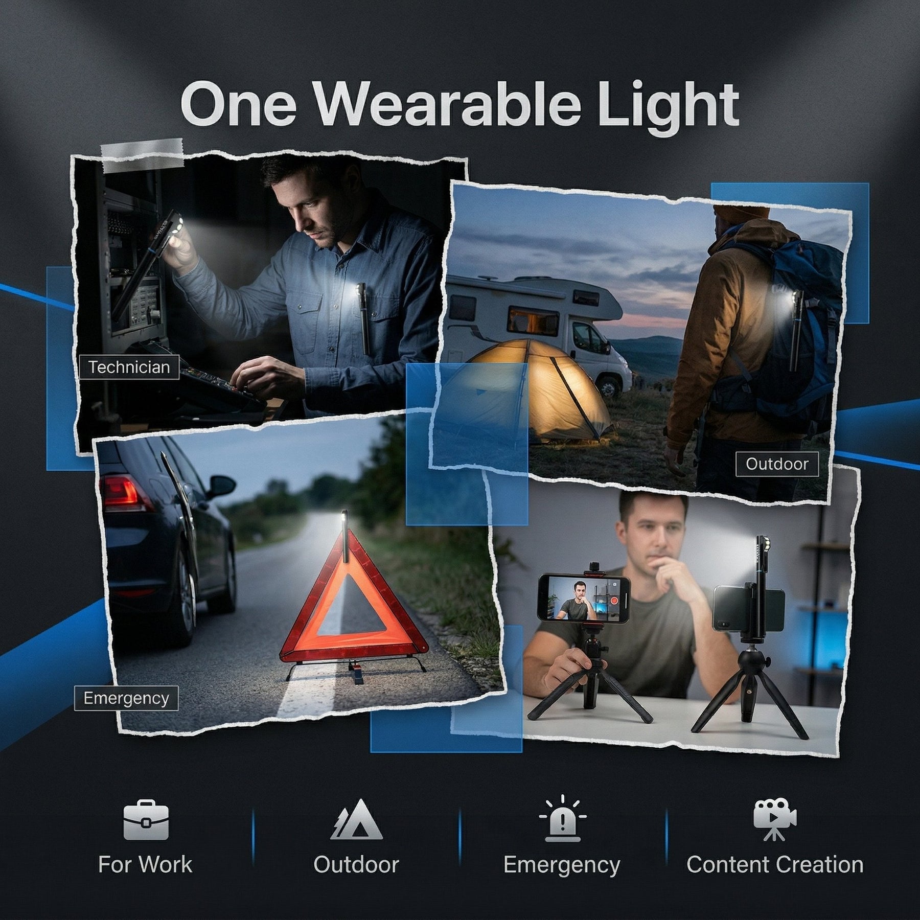 LiteStick - Wearable Safety Clip Light