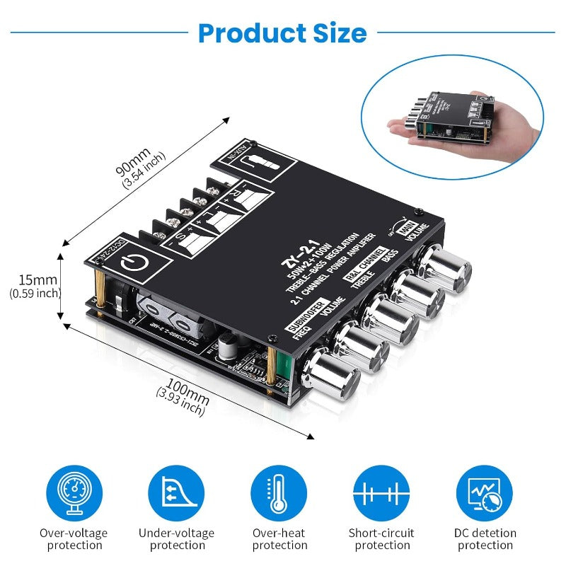 AudioForge – Compact Bluetooth Amp Module