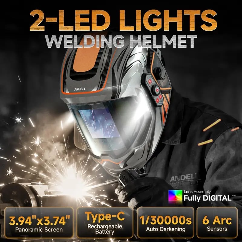 WeldVision Elite – 6 Sensor Smart Helmet