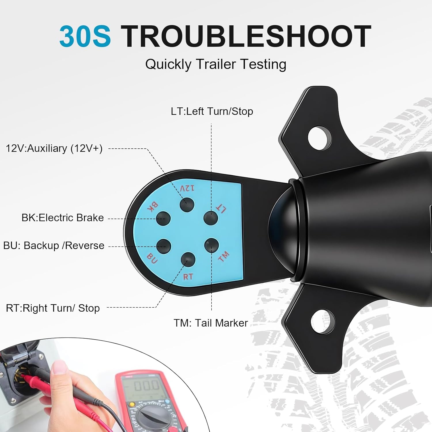 VoltVerify – 7-Pin Trailer Light Tester