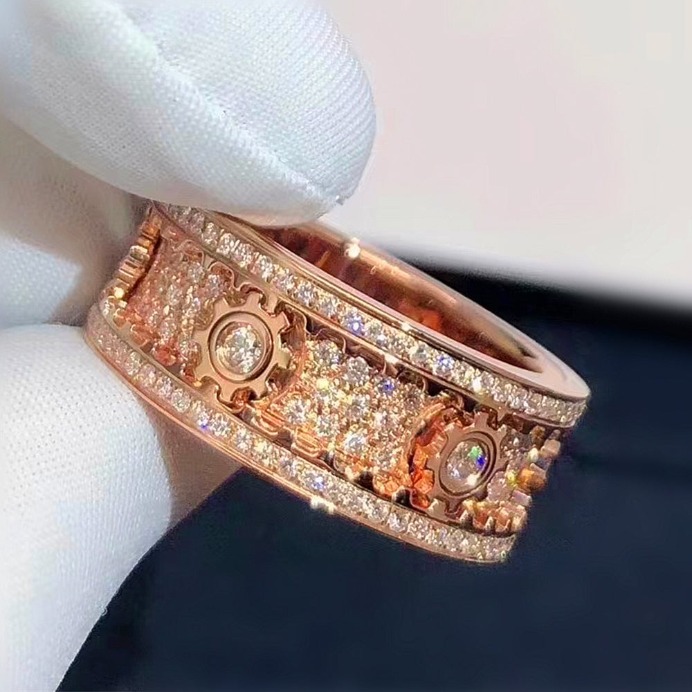 Zigzag - Sliding Ring Modern Statement Style