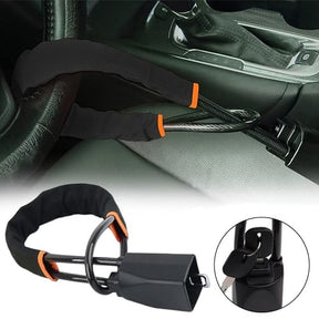 DriveDefender | Seat Belt + Steering Wheel Car Lock System