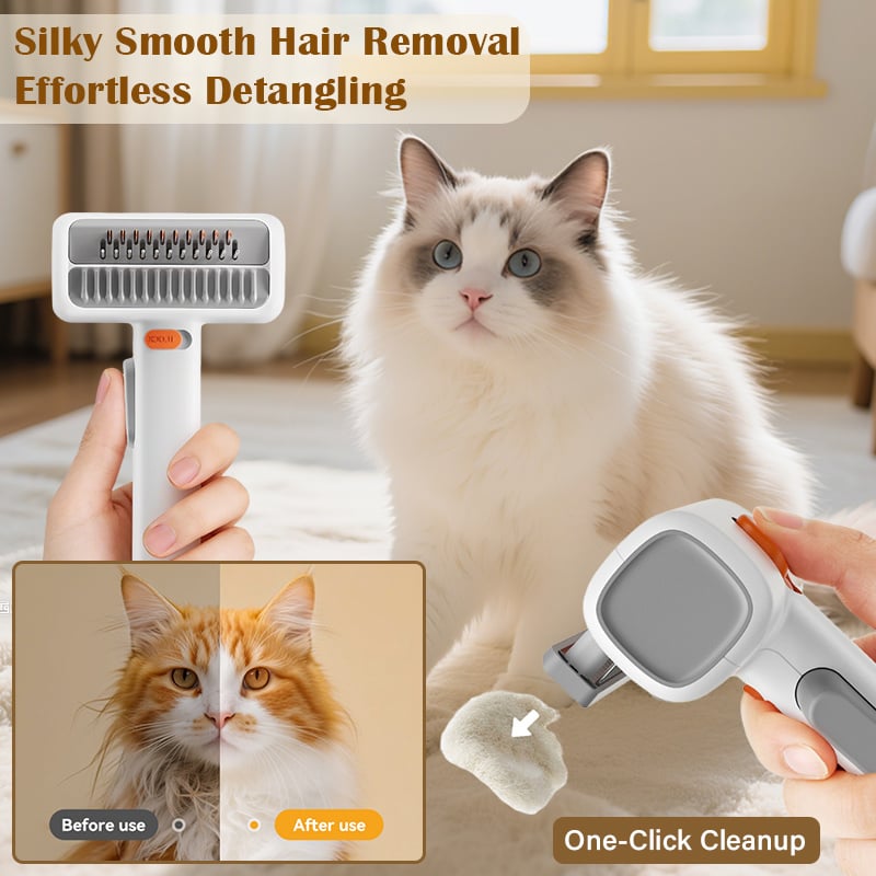 PawGroom – Self-Detangling Pet Brush & Comb