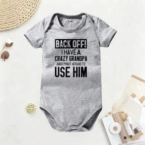 SnugglePrint – Grandpa Quote Baby Bodysuit