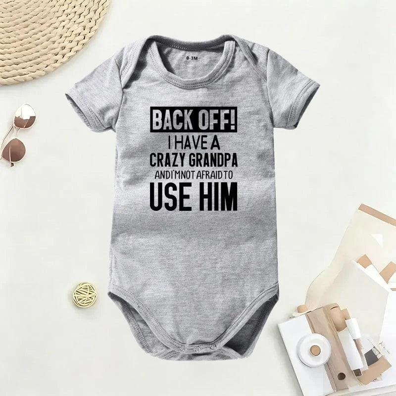 SnugglePrint – Grandpa Quote Baby Bodysuit