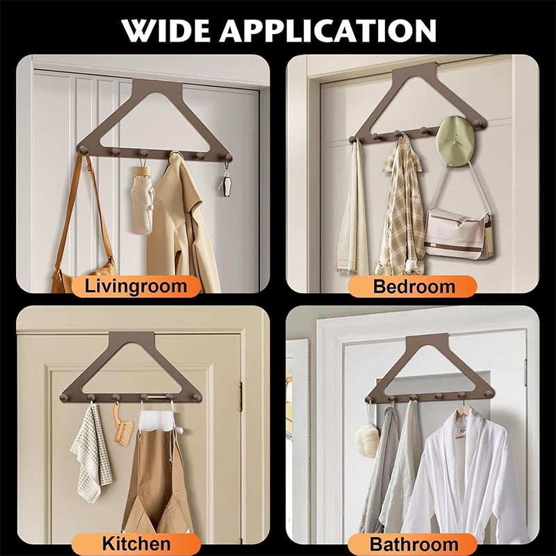 ClutterFree – Space-Saving Door Hanger Organizer