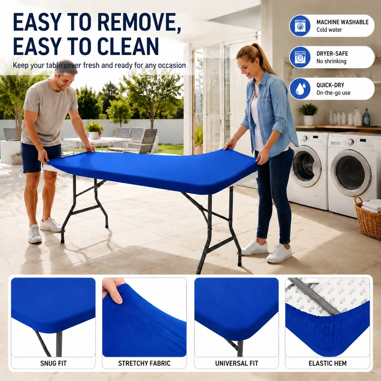 PicnicShield – Elastic Fit Table Protector
