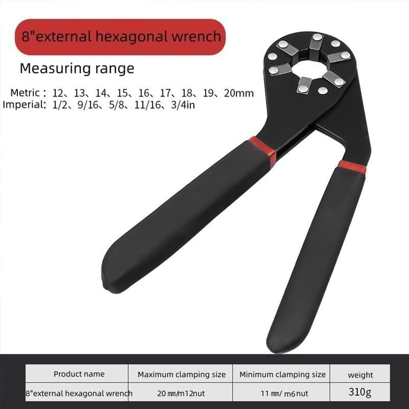 GripForce – Adjustable Wrench Multi Size Bolt Grip Tool