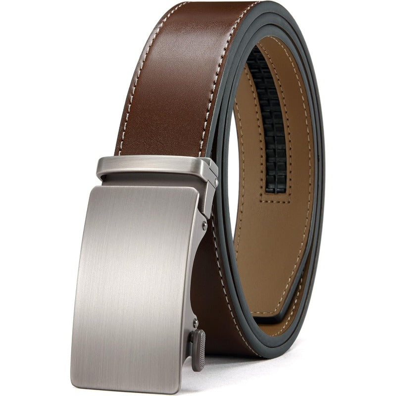 FlexFit – Micro-Adjust Leather Ratchet Belt