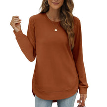 CurveFit – Soft Crewneck Sweatshirt All Day Comfort