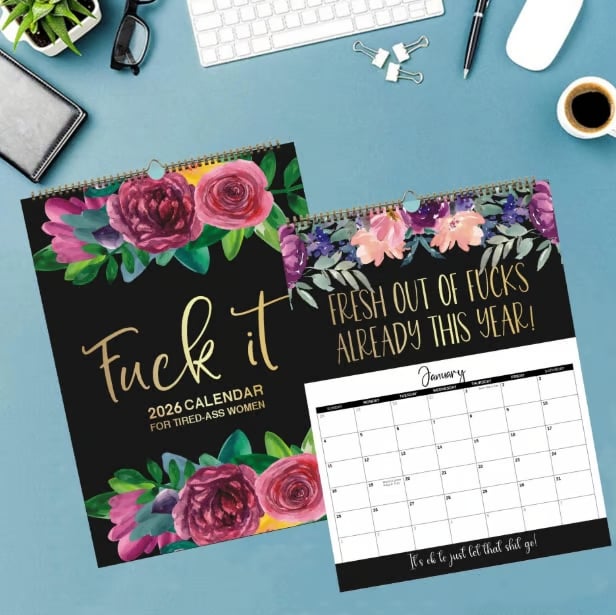 ZeroFucks – Attitude-Filled 2026 Calendar