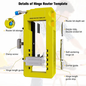 DoorFit ProJig – Hinge Installation Template