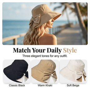 BowBreeze – Elegant Sun Protective Wide Brim Hat