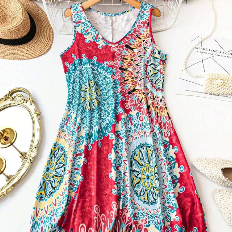 BreezeOra | Casual Sleeveless A-Line Summer Dress