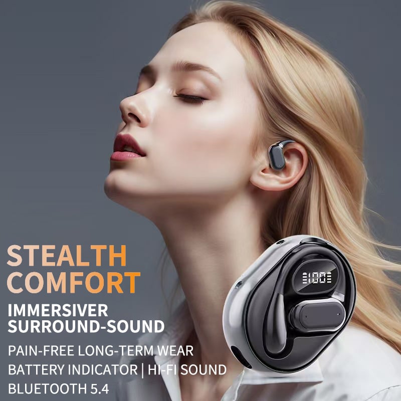 TranslaWave – Smart AI Translation Open Ear Wireless Earbuds