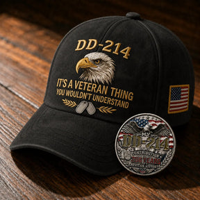 HonorWear – 3D Embroidered Veteran Cap