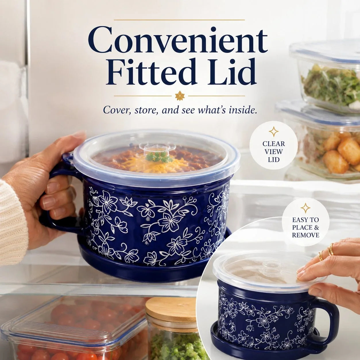 BloomBowl – Floral Handled Soup Mug