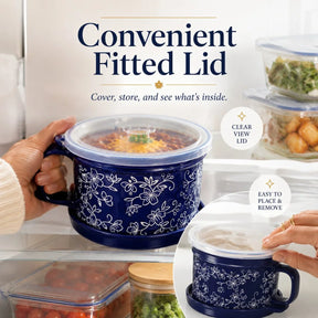 BloomBowl – Floral Handled Soup Mug