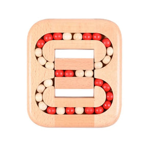 TwistCraft – Magic Bean Rotating Wooden Puzzle Toy