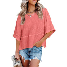 PureEase – Oversized Crewneck Comfort Summer Top