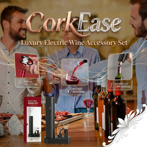 CorkEase – Luxury Electric Wine Accessory Set