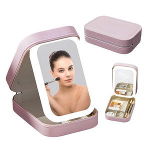 LuxeReflect – Portable Travel Makeup Mirror