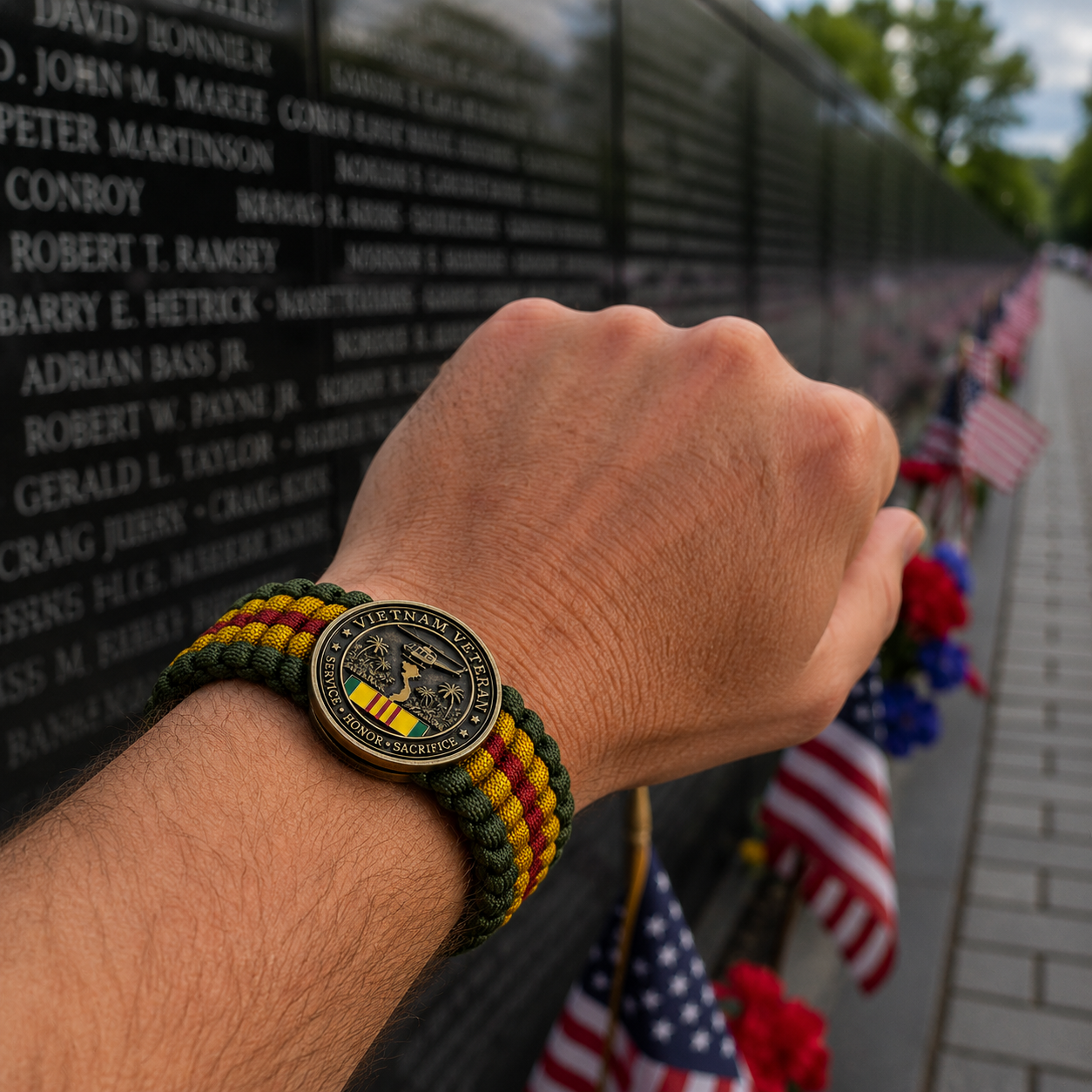 BraveBond – Vietnam Veteran Tribute Survival Bracelet